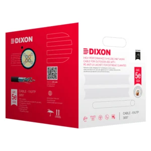 CABLE UTP 3057 PARA EXTERIOR DIXON BAÑADO EN COBRE CAT5 - DIXON