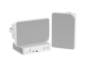 KIT AUDIO ANALOGICO CON AMPLIFICADOR DE 60W Y 2 ALTAVOCES 20W