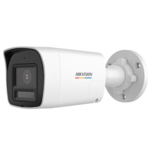 TUBO BULLET 5MP 3K EXTERIOR IR20M CON AUDIO BIDIRECCIONAL + SIRENA COLOR VU - HIKVISION