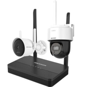 EASYLINK KIT WIFI 6 CON NVS + CAMARA PT DOMO 4MP EXT + CAMARA BULLET 4MP